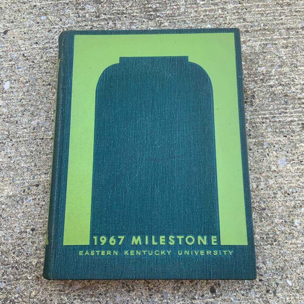 Vintage Eastern Kentucky University 1967 Milestone Yearbook Hardcover